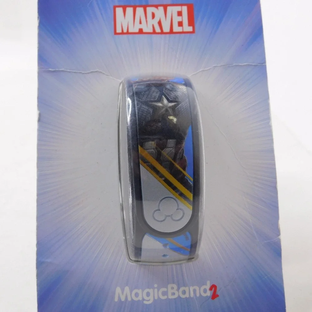 Disney Parks Unlinked Magic Band Magicband 2 Captain America Marvel